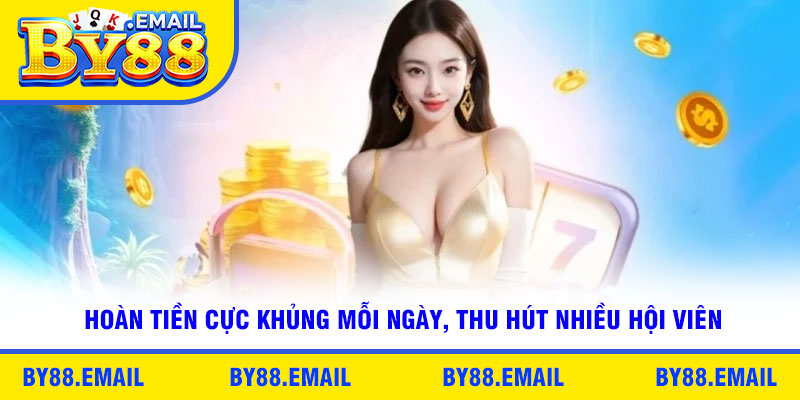 Hoàn tiền cực khủng mỗi ngày, thu hút nhiều hội viên